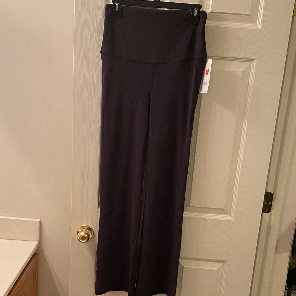 Isabel Black High-Waisted Wide-Leg Pants